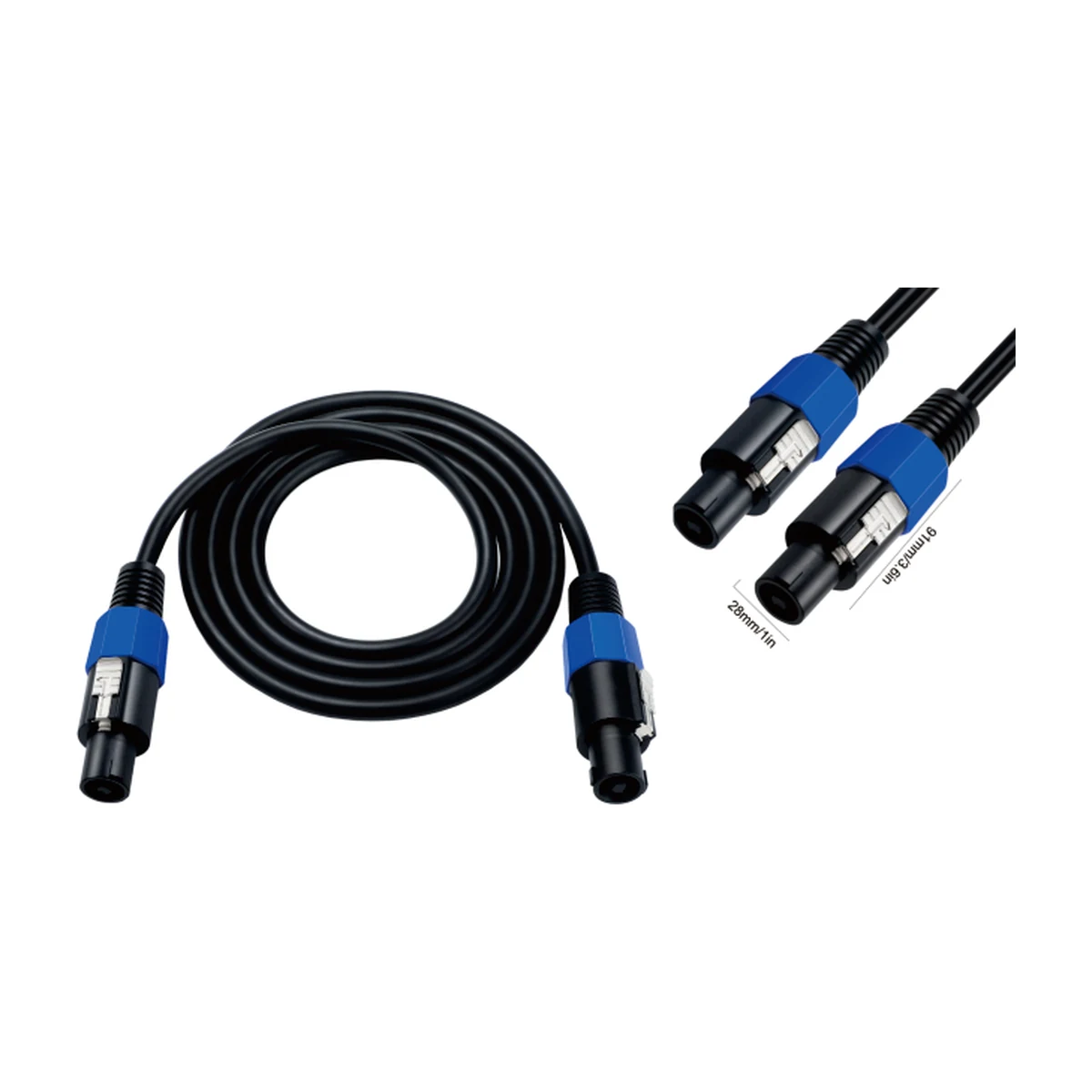 Speakon to Speakon Speaker Cable, 2 × 2.5 mm², 2 m