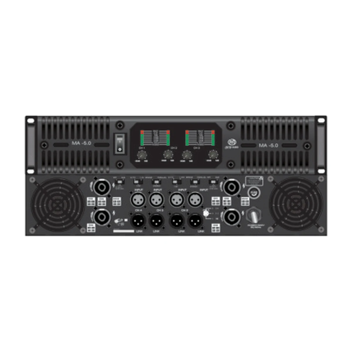 MA5.0 4-Channel Power Amplifier — 4 × 1500W