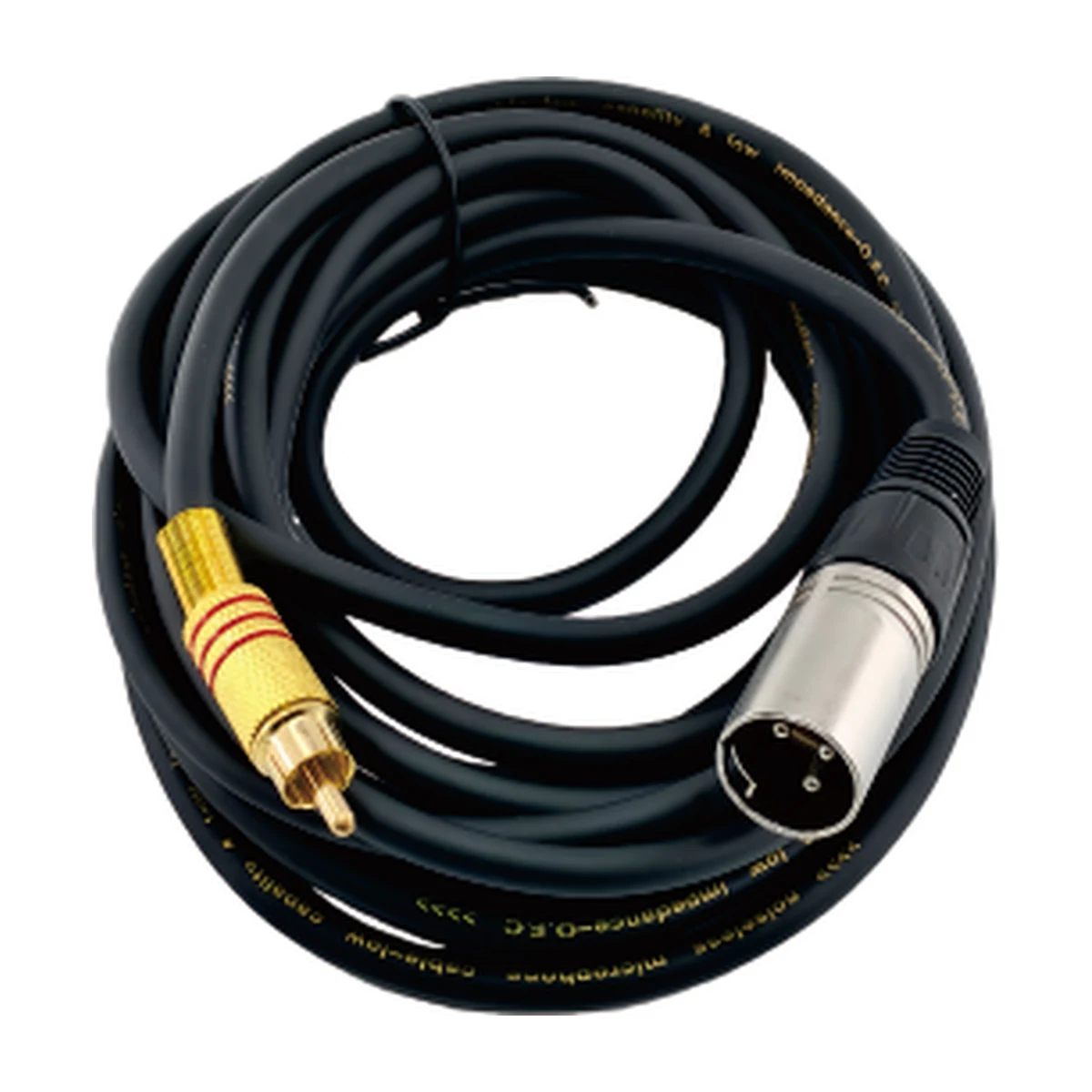 XLR Female to RCA Cable, 100% Copper, 1 m