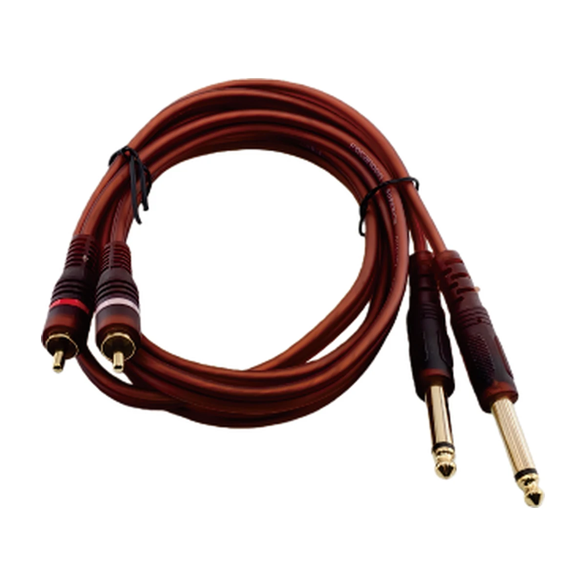6.35 mm TRS Jack to RCA Cable, 1.5 m